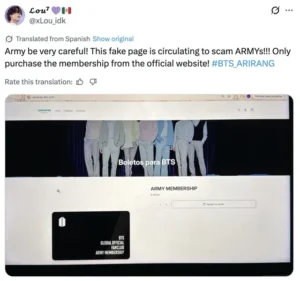 BTS Concert Ticket Sales: Polisi dan CASE Peringatkan Bahaya Penipuan