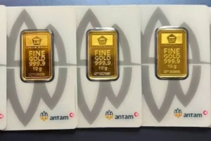 Harga Emas dan Perak Antam Turun, Saham Aneka Tambang Melonjak