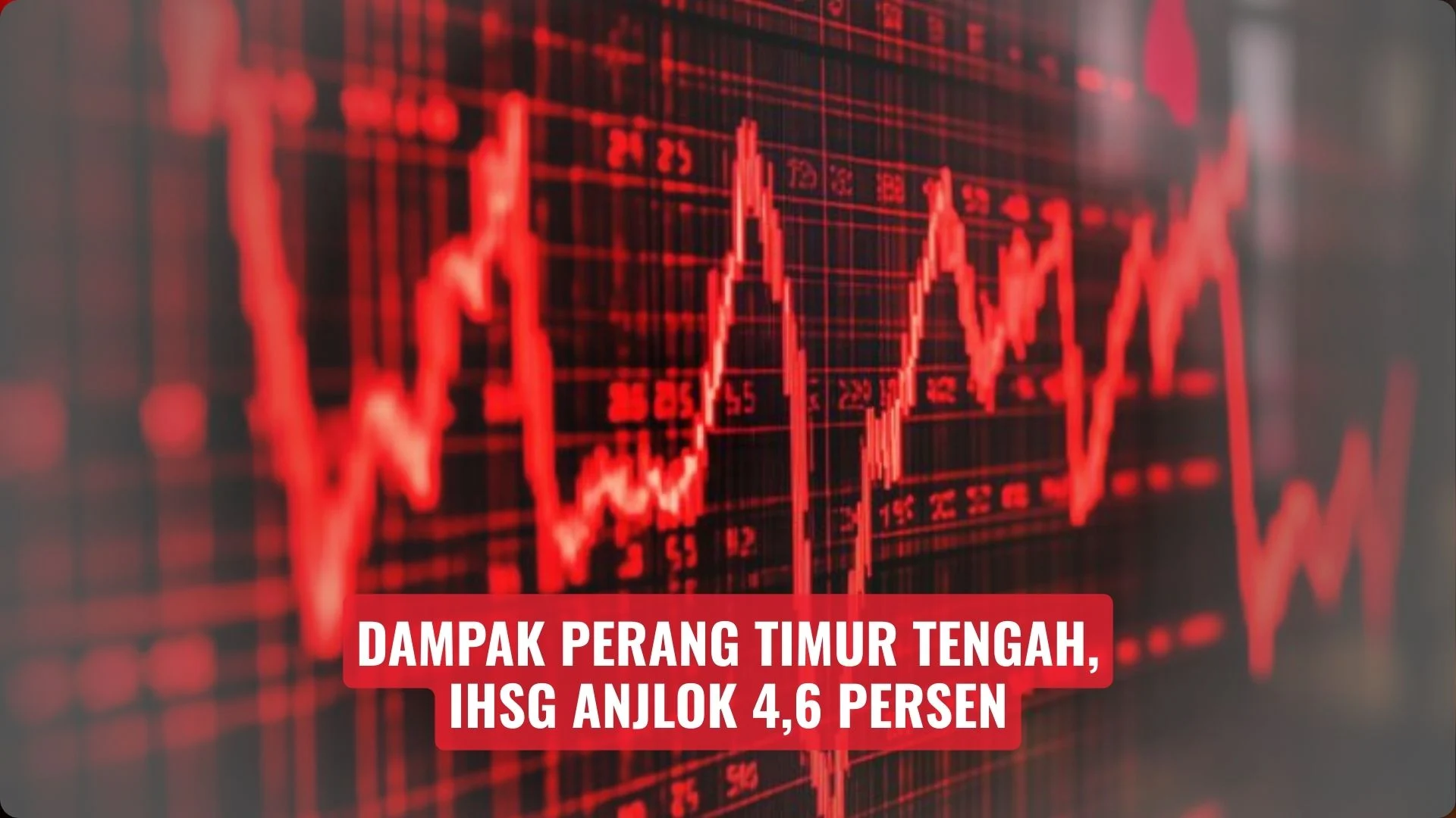 IHSG Anjlok 4% di Tengah Pelemahan Rupiah, Ini Faktor Penyebabnya