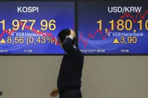 Kospi Index Jatuh Tajam Sebagai Bagian dari Keruntuhan Pasar Saham Asia