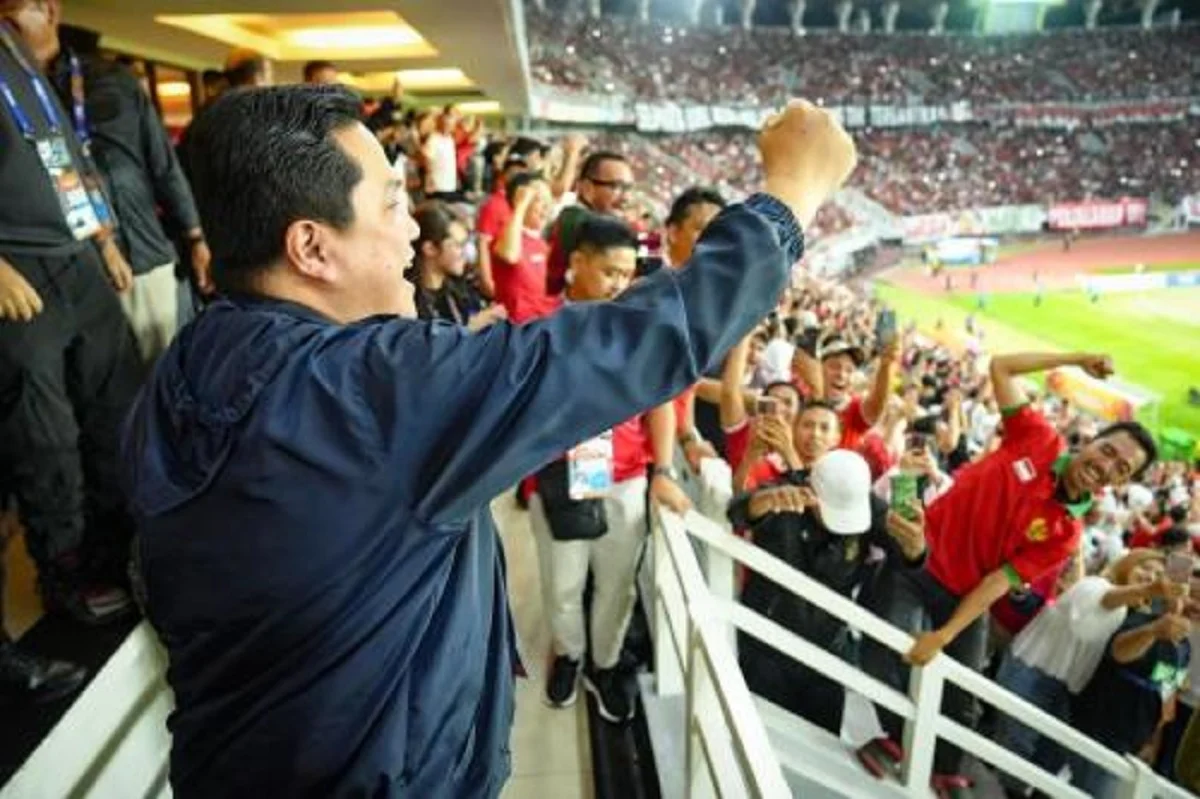Peringkat Timnas Indonesia Meningkat, Erick Thohir Titip Pesan Penting