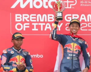 Veda Ega Pratama Menunjukkan Aksi Memukau di Moto3 Ceko, Hakim Danish Raih Kemenangan